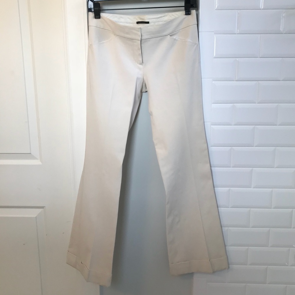 Professional Ivory Flared Elie Tahari Pants